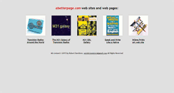 Desktop Screenshot of abetterpage.com